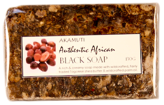 Akamuti African Black Soap Bar 130g