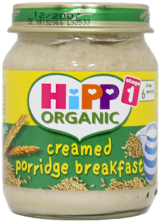 Creamed Porridge Breakfast Baby Food from 6 months
