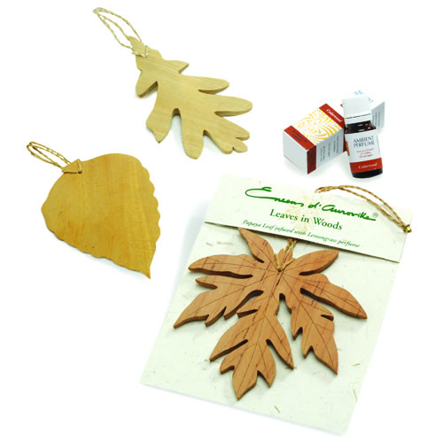 Wooden Scented Leaves with Ambient Perfume