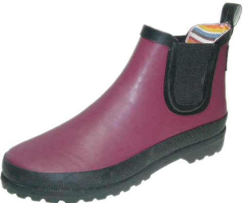 Grand Step Shoes Waterproof Rubber Ankle Boots