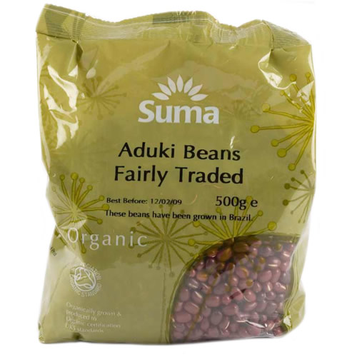 Suma Prepacks Fair Trade Organic Aduki Beans 500g