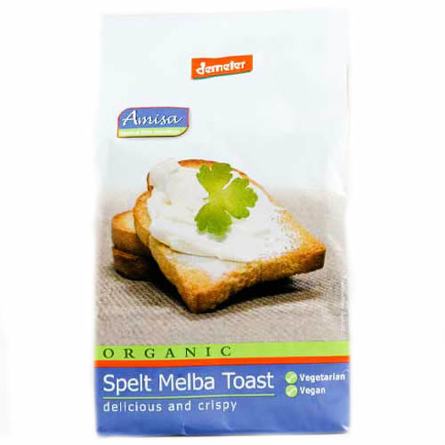 Amisa Organic Spelt Melba Toasts 200g