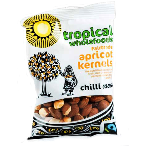 Tropical Wholefoods Apricot Kernals Chilli Roast 50g