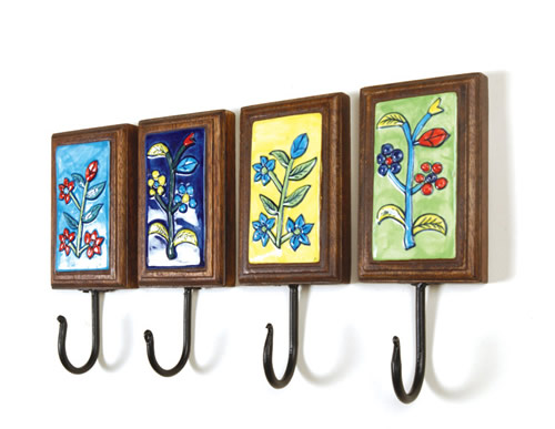 Ceramic Hooks Set of 4