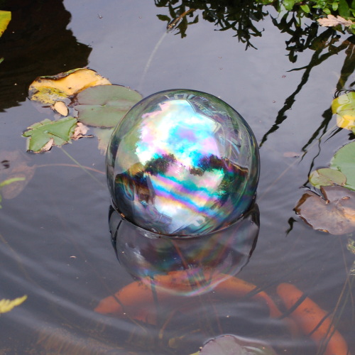Large Rainbow Floating Bubble