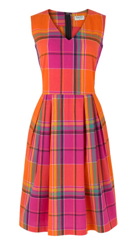 People Tree Rosemary Check Sleeveless Dress