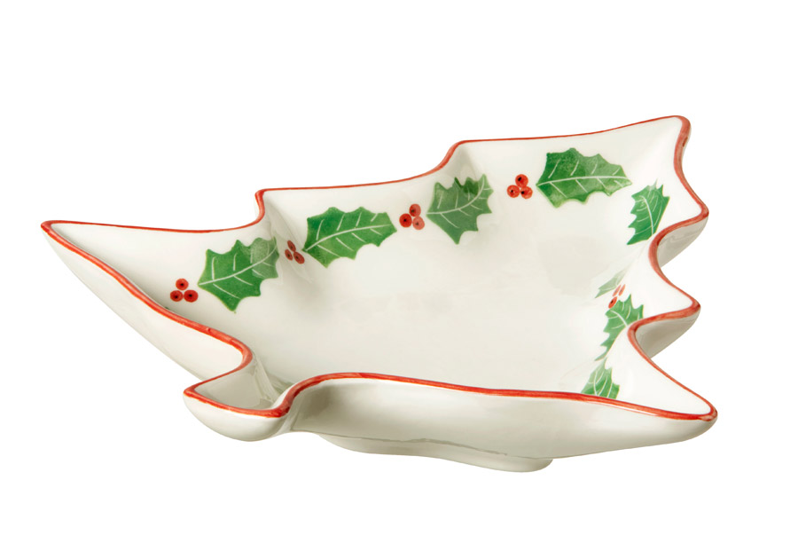 Ceramic Christmas Tree Serving Dish