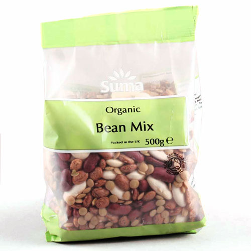 Suma Prepacks Organic Bean Mix 500g