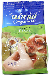 Crazy Jack Organic Ready To Eat Figs 250g