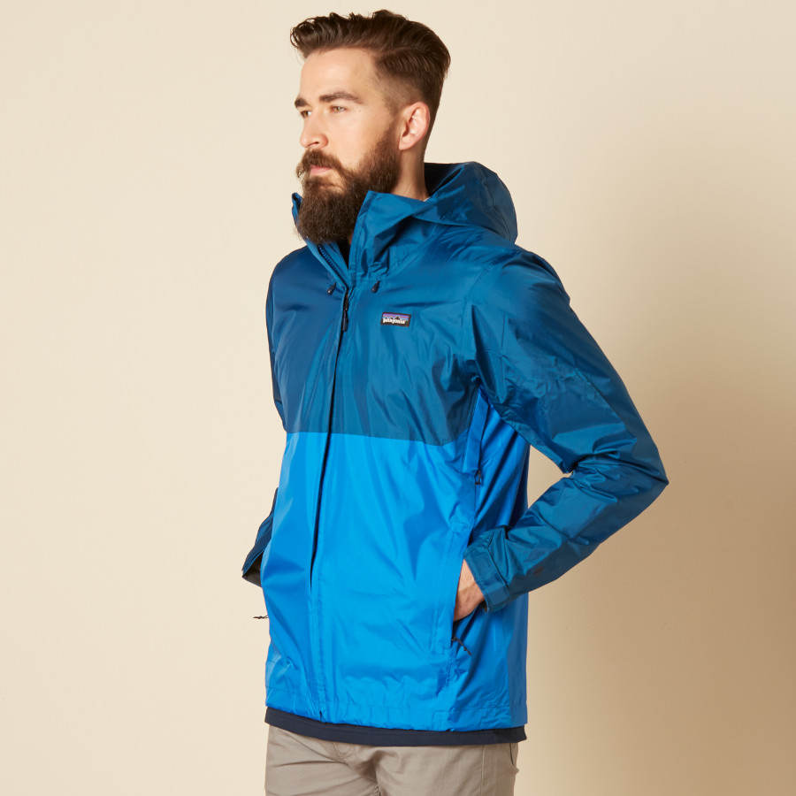 patagonia torrentshell jacket blue