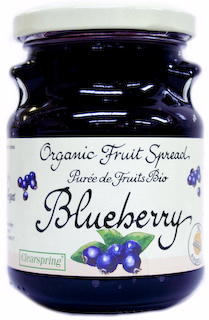 Clearspring Fruit spread Blueberry 290g