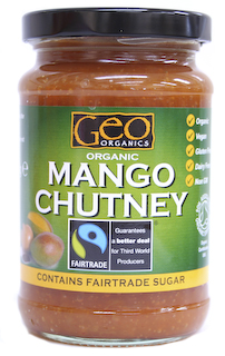 Geo Organics Organic Fairtrade Mango Chutney 300g