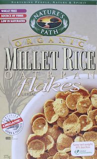 Natures Path Organic Millet Rice Flakes 375g