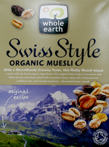 Whole Earth Organic Swiss Style Muesli 750g