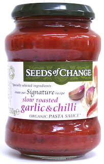 Seeds Of Change Organic Slow Roasted Garlic Chilli Sauce 350g