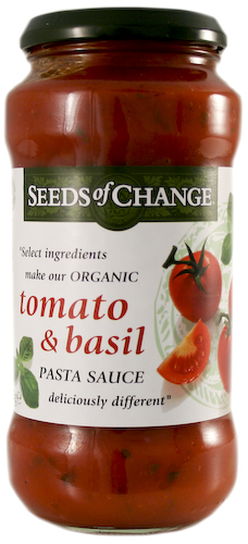 Seeds Of Change Organic Tomato and Basil Sauce 500g