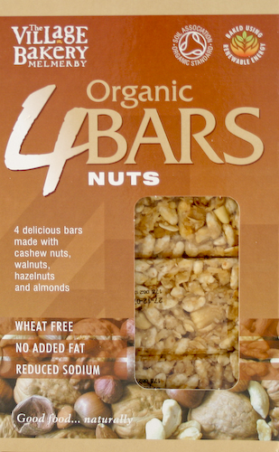 Village Bakery Four Organic Nut Bars 170g