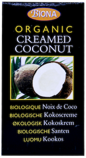 Biona Organic Creamed Coconut 200g