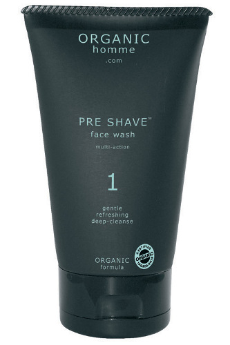 Organic Homme Pre Shave Face Wash 125ml