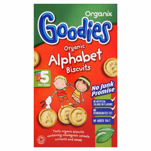 Organix Alphabet Biscuits