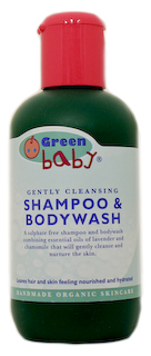 Green Baby Shampoo and Bodywash