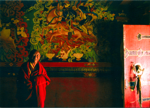 Tibet Buddhistic Monk Card 2232