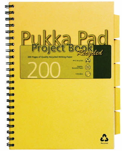 Pukka A4 Recycled Project Pad