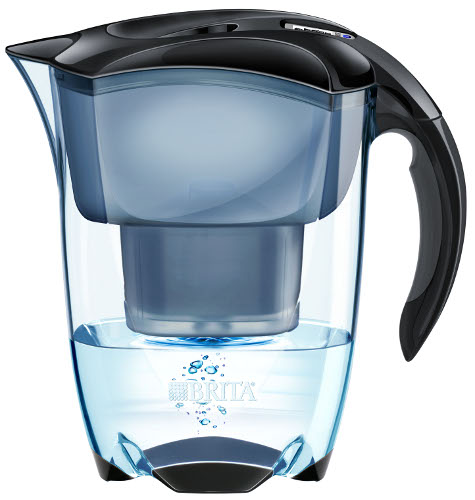 Brita Elemaris Cool Water Filter Jug Black 24L