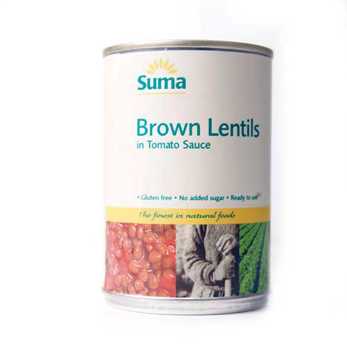 Suma Brown Lentils in Tomato Sauce 400g