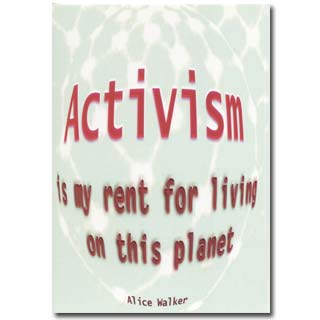 Activism is my rent Postcard