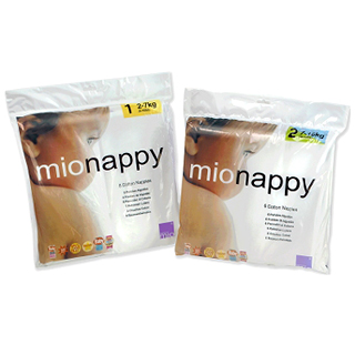 Bambino Mio Size 2 Prefold Nappies Pack of 6
