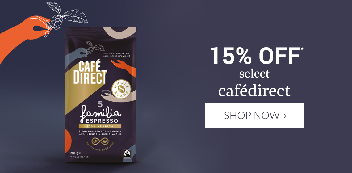 15% off select Cafdirect*