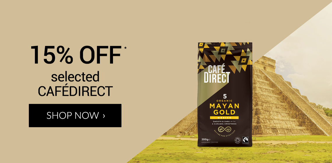 15% off selected Cafdirect*