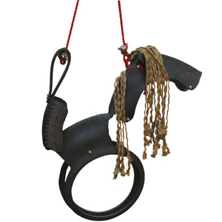 Recycled Aircraft Tyre Horse Swing