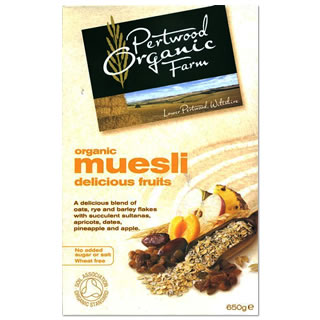 Pertwood Organic Delicious Fruits Muesli 650g