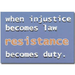 Resistance Postcard