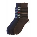 Unisex Organic Cotton Dark Stripe Socks