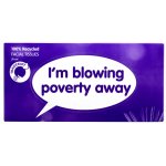 Case of 18 Recycled Facial Tissues