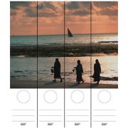 Tanzania at the Beach Spine Labels [4 pk]