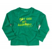 Get Off My Allotment Children's Longsleeve Tee (Green)