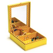 Decorative Applique Jewellery Box