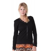 Fair Trade Longsleeve Ribbon Bow Top