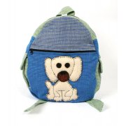 Kid's Fair Trade Cotton Rucksack - Dog