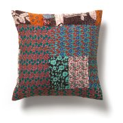 Multi Coloured Patchwork Cushion Cover