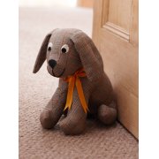 Prince Of Wales Check Dog Door Stop