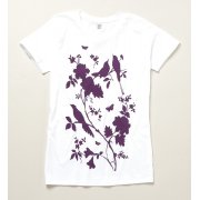 THTC Bird Print Womens T-Shirt