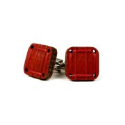 Recycled Fire Hose Torpedo Cufflinks
