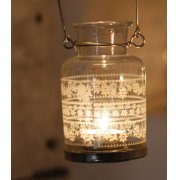 Recycled Glass Moon Light Lantern