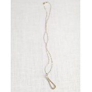 La Jewellery Recycled Silver Wave Necklace