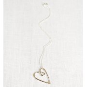 La Jewellery Recycled Silver Love Neckalce